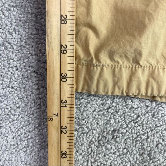 Aerie Cargo Pants Women’s Medium Tan Straight High Rise Elastic Waist Drawstring - Picture 13 of 15
